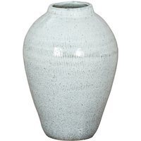 Kemi Large Olpe Vase Modern Sculpted Ceramic Centrepiece - White