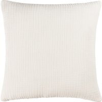 Lark Muslin Cotton Cushion - White / Polyester