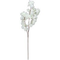 Artificial Silk Cherry Blossom Spray 98cm - White