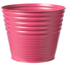 Set of 3 Indoor Upside Down Tin Plant Pots - Rosa - thumbnail 2