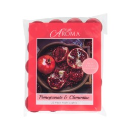 Pack of 20 Pomegranate or Orange Tealights - thumbnail 2