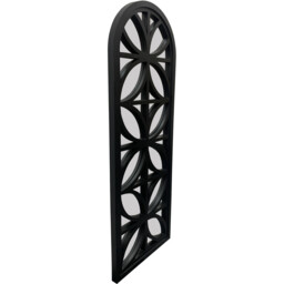 Bergen Black Indoor Outdoor Mirror - Black - thumbnail 2
