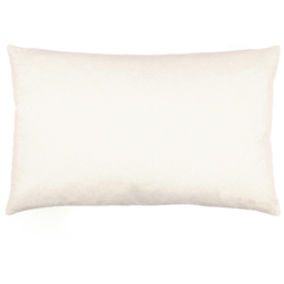 Pritta Cotton Embroidered Tasselled Cushion - Natural - thumbnail 4