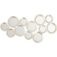 Matera Round Wall Mirror - Silver
