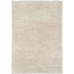 Super Soft Natural Shaggy Living Area Rug - Ecru / 280 x 190cm - thumbnail 5
