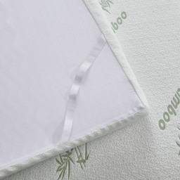 2 Inch Super Soft Bamboo Memory Foam Mattress Topper - White / 150cm - thumbnail 3