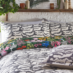 Amanita Abstract Mushroom Duvet Set - Forest Green / Single - thumbnail 4