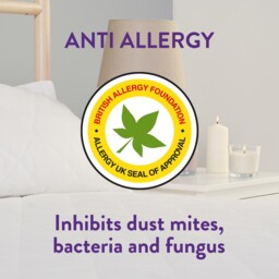 Slumberdown Anti-Allergy Mattress Protector  - White / Single - thumbnail 3