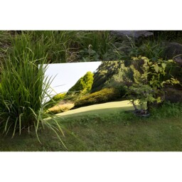 Acrylic Rectangular Garden Mirror Wall - Silver / 90cm / 1.485kg - thumbnail 3
