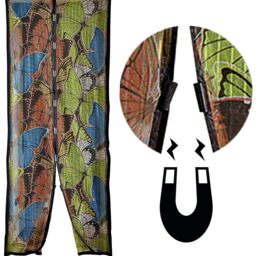 Butterfly Design Magnetic Fly Screen Door Curtain - Orange, Blue, Green - thumbnail 3