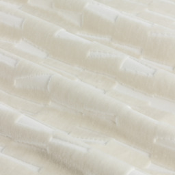 Set of 2 Manhattan Velvet Eyelet Curtains - Ivory / 183cm / 229cm - thumbnail 4