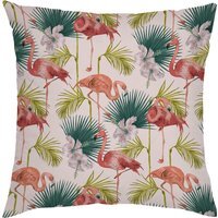 Outdoor Flamingo Printed Garden Scatter Cushion Covers - Flamingo C / 1
