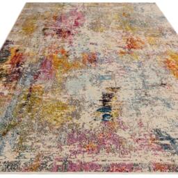 Haze Abstract Multicolour Rug - Multicoloured / 230cm - thumbnail 4