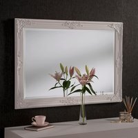 Traditional Rectangular Mirror - White