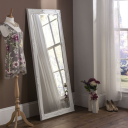 Traditional Rectangular Mirror - White - thumbnail 2