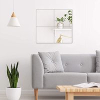 Acrylic Adhesive Wall Mirror Tiles - 40CM-3PCS