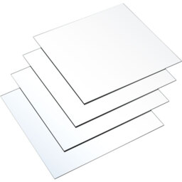Acrylic Adhesive Wall Mirror Tiles - 40CM-3PCS - thumbnail 3
