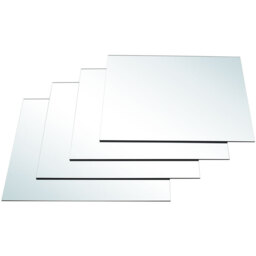 Acrylic Adhesive Wall Mirror Tiles - 40CM-3PCS - thumbnail 2