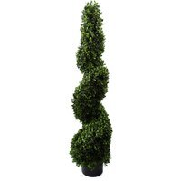Spiral Buxus Artificial Tree UV Resistant Outdoor - UV Boxwood Twist / 30cm