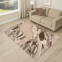 Parma Modern Carved Rug ¿ Soft Luxury for Living & Bedroom - Beige / 120cm / 170cm