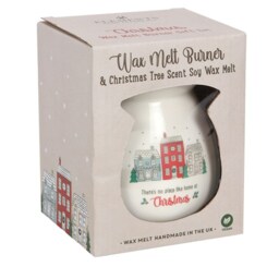 Christmas Village Oil and Wax Burner Gift Set - white - thumbnail 2
