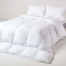 Homescapes Super Microfibre 13.5 Tog  Winter Duvet - White / Single - thumbnail 2