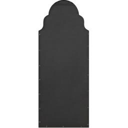 Hima Full Length Lean-To Metal Frame Moroccan Arch Wall Mirror - Black - thumbnail 5
