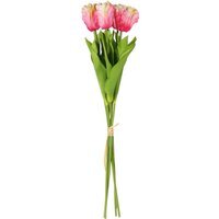 Artificial Tulips Bunch 6 Stems - Pink