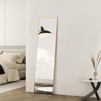 Rectangle Wall Mirror Full Length - Rose Gold