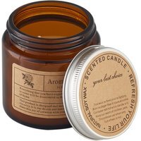 Set of 3 Different Scents Natural Soy Wax Scented Candles - Brown - thumbnail 1