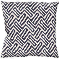 Indoor Outdoor Water-Repellent Jumbo Cushion - Blue/White / Summer Blue