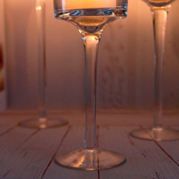 3PCS Clear Glass Tall Stemmed Candlestik Hurricane Candle Holder Home Decor - Transparent - thumbnail 5