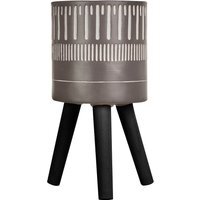 Darnell Small Black And White Finish Planter - Black & White