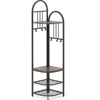 Freestanding Tall Entryway Clothes Rack - Brown