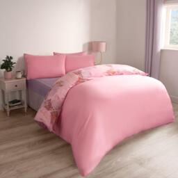Marble Duvet Cover Set - Pink / King - thumbnail 3