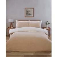 Teddy Fleece Duvet Set - Natural / King - image 1