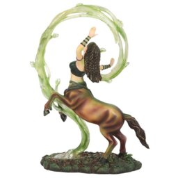 Earth Elemental Sorceress Figurine Anne Stokes Collectible - Green - thumbnail 3