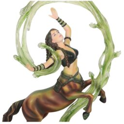 Earth Elemental Sorceress Figurine Anne Stokes Collectible - Green - thumbnail 5
