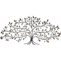 Delicate Gem Metal Tree Art
