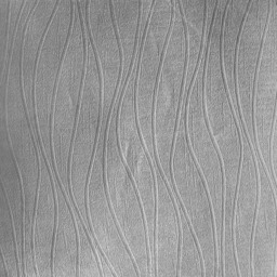 Pair of Goodwood Textured Wave Pattern Cushion Covers - 43x43cm - Cases Only - Silver - thumbnail 2