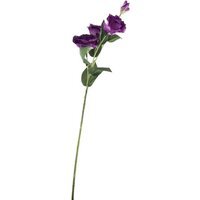 Artificial Lisianthus Rose Stem 70cm - Purple