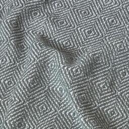 Homescapes Malda Cotton Throw with Tassels - Green / 200cm - thumbnail 3