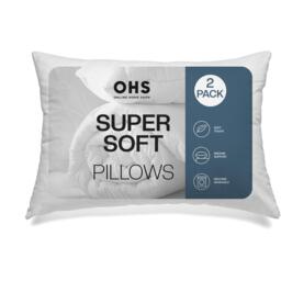 Pack Of Soft Bounce Back Pillows - White / 1kg - thumbnail 4