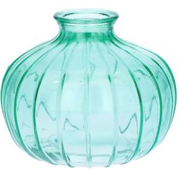 Round Carmen Bud Vase - Turquoise - thumbnail 2