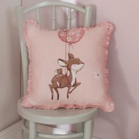 Float Away Cushion Cover (43x43) Multi - Pink