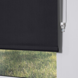 Divante Plain Blackout Roller Blind - Dark Slate / 60cm - thumbnail 3