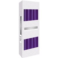 Lavender Taper Candle Soft Pastel Steady Burn Elegant Decor - Lavender