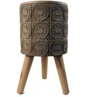 Luxury Indoor Planter Cachepot - Brown / 21.5cm
