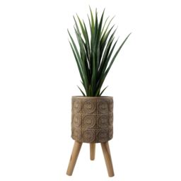Luxury Indoor Planter Cachepot - Brown / 21.5cm - thumbnail 2