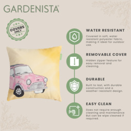 Summer Pastels Print Garden Scatter Cushion Cover - Austin - thumbnail 3